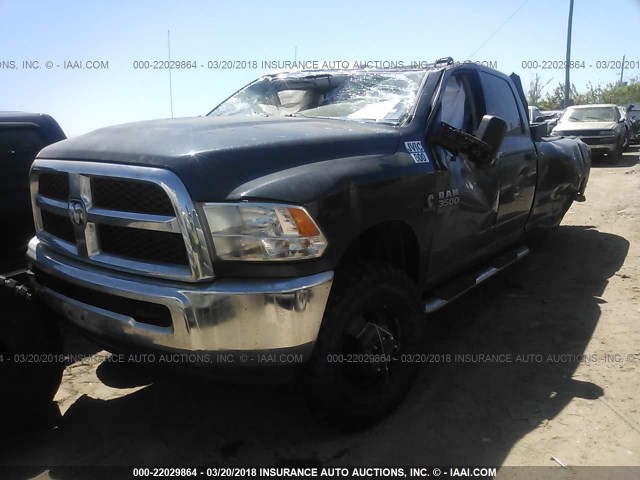 3C63RRGL2EG304674 - 2014 RAM 3500 ST BLUE photo 2