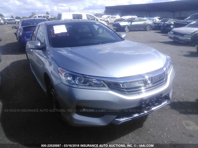 1HGCR2F54GA099462 - 2016 HONDA ACCORD SPORT SILVER photo 1