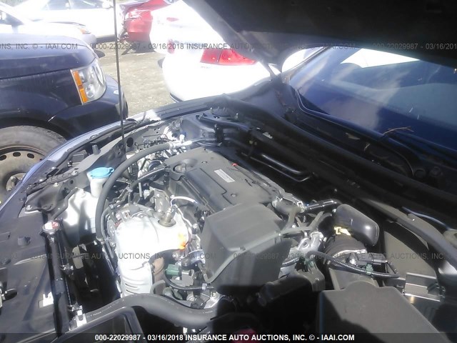 1HGCR2F54GA099462 - 2016 HONDA ACCORD SPORT SILVER photo 10