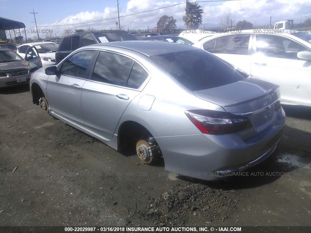 1HGCR2F54GA099462 - 2016 HONDA ACCORD SPORT SILVER photo 3