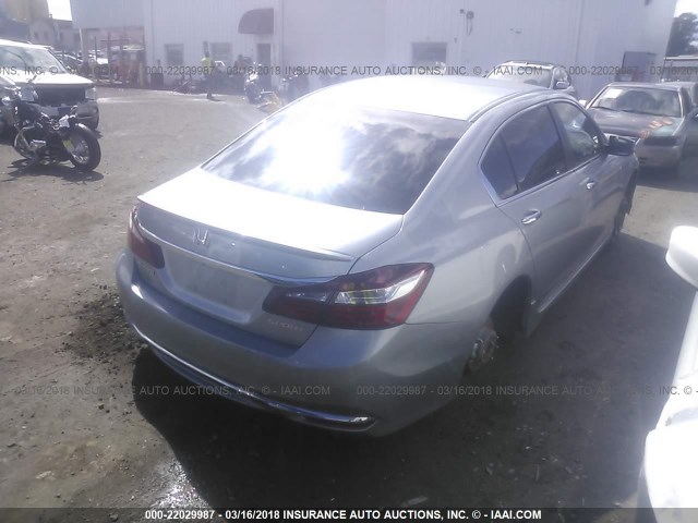 1HGCR2F54GA099462 - 2016 HONDA ACCORD SPORT 银色 照片 4