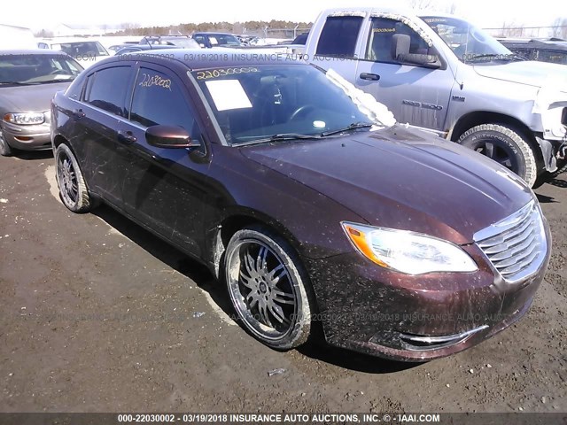 1C3CCBBB3DN765733 - 2013 CHRYSLER 200 TOURING BROWN photo 1