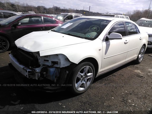 1G1ZH57B884265234 - 2008 CHEVROLET MALIBU 1LT 白色 照片 2