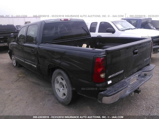 2GCEC13TX51107612 - 2005 CHEVROLET SILVERADO C1500 BLACK photo 3