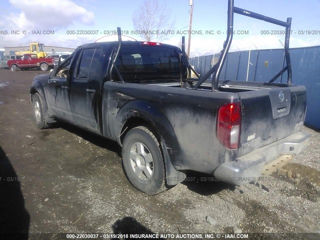 1N6AD09W77C422451 - 2007 NISSAN FRONTIER CREW CAB LE/SE/OFF ROAD BLACK photo 3