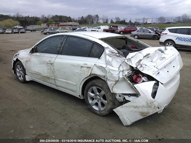 1N4AL21E09N410952 - 2009 NISSAN ALTIMA 2.5/2.5S WHITE photo 3