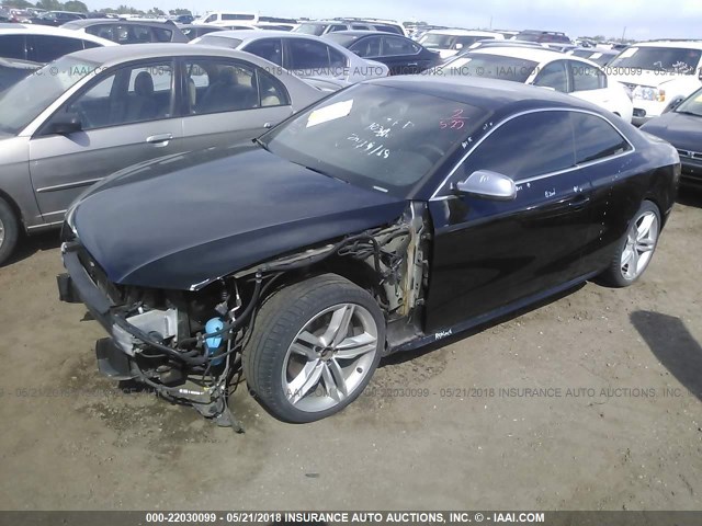 WAUVVAFR3AA002997 - 2010 AUDI S5 PRESTIGE BLACK photo 2