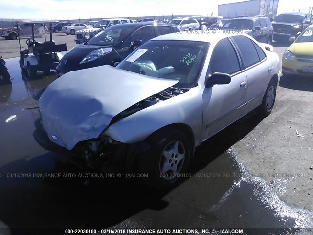 1G1JC524427276421 - 2002 CHEVROLET CAVALIER CNG SILVER photo 2