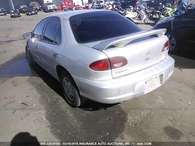 1G1JC524427276421 - 2002 CHEVROLET CAVALIER CNG SILVER photo 3