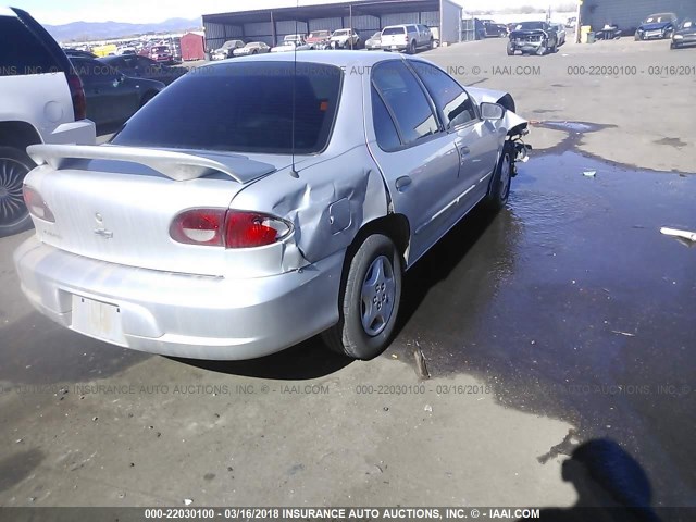 1G1JC524427276421 - 2002 CHEVROLET CAVALIER CNG SILVER photo 4