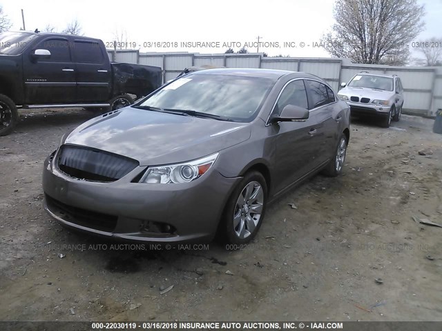 1G4GE5ED7BF276115 - 2011 BUICK LACROSSE CXS Pewter photo 2