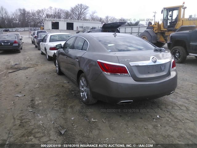1G4GE5ED7BF276115 - 2011 BUICK LACROSSE CXS Pewter photo 3