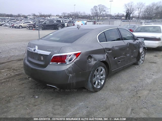 1G4GE5ED7BF276115 - 2011 BUICK LACROSSE CXS Pewter photo 4