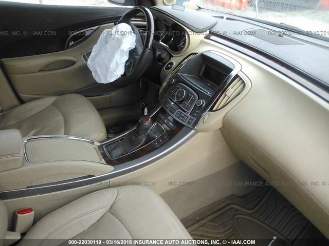 1G4GE5ED7BF276115 - 2011 BUICK LACROSSE CXS Pewter photo 5