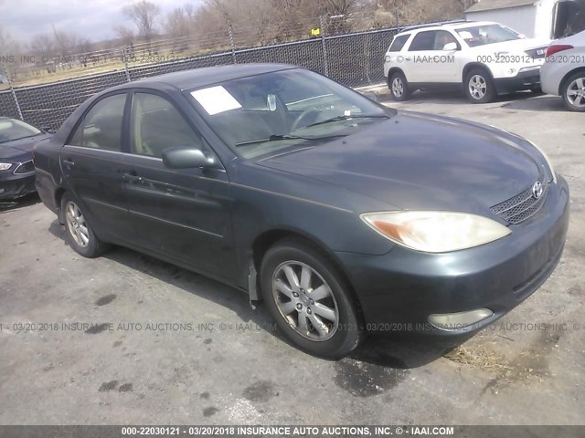 4T1BE32K93U718200 - 2003 TOYOTA CAMRY LE/XLE/SE GREEN photo 1