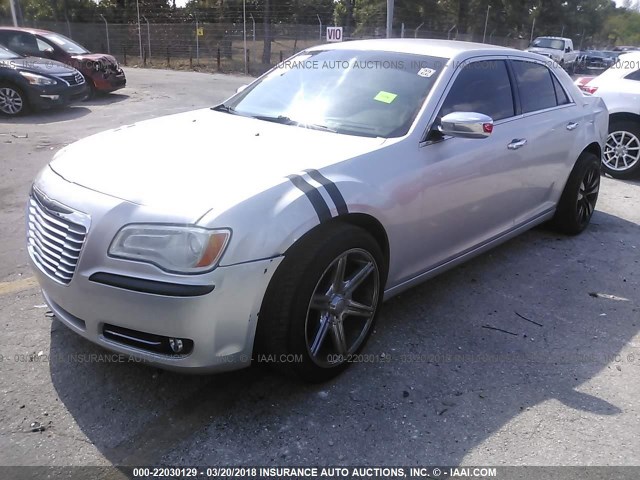 2C3CCACG7CH204186 - 2012 CHRYSLER 300 LIMITED SILVER photo 2