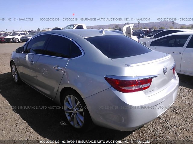 1G4PT5SV3D4230931 - 2013 BUICK VERANO PREMIUM SILVER photo 3