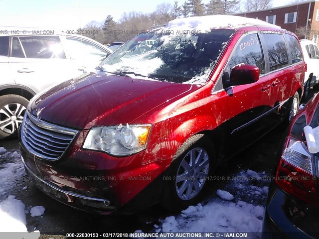 2C4RC1BG9ER397686 - 2014 CHRYSLER TOWN & COUNTRY TOURING RED photo 2