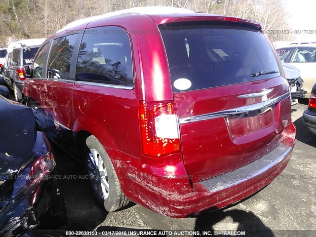 2C4RC1BG9ER397686 - 2014 CHRYSLER TOWN & COUNTRY TOURING RED photo 3