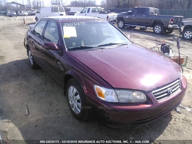 4T1BF22K01U960376 - 2001 TOYOTA CAMRY LE/XLE Կարմիր լուսանկար 1