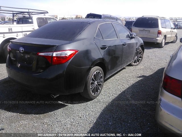 5YFBURHEXGP554292 - 2016 TOYOTA COROLLA L/LE/LE PLS/PRM/S/S PLS BLACK photo 4