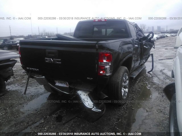 3GTU2VEC3FG491079 - 2015 GMC SIERRA K1500 SLT BLACK photo 4