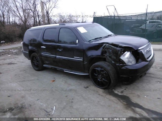 1GKFK66847J225616 - 2007 GMC YUKON XL DENALI BLACK photo 1