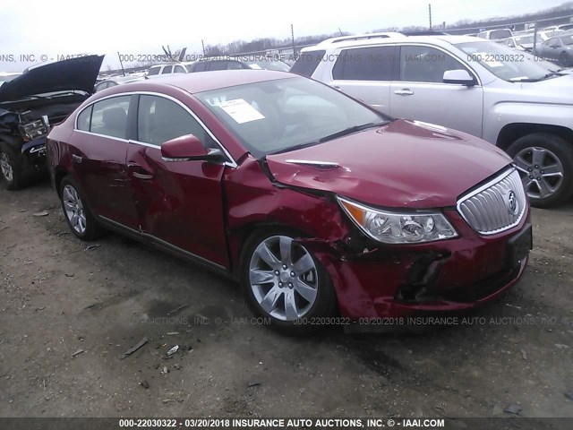 1G4GD5E31CF373435 - 2012 BUICK LACROSSE PREMIUM RED photo 1