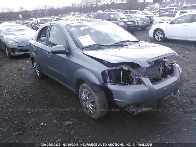 KL1TD5DE7BB182606 - 2011 CHEVROLET AVEO LS/LT 灰色 照片 1