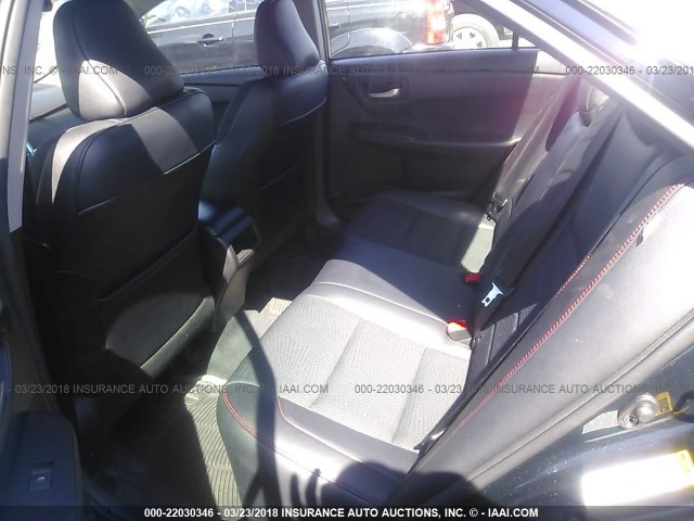 4T1BF1FK1HU381640 - 2017 TOYOTA CAMRY LE/XLE/SE/XSE BLACK photo 8