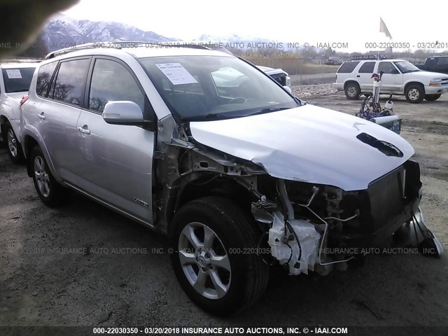 2T3DK4DV2BW063169 - 2011 TOYOTA RAV4 LIMITED SILVER photo 1