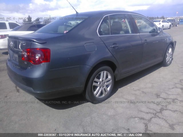 3VWEG71K97M080803 - 2007 VOLKSWAGEN JETTA WOLFSBURG 灰色 照片 4