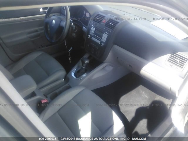3VWEG71K97M080803 - 2007 VOLKSWAGEN JETTA WOLFSBURG 灰色 照片 5