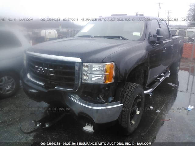 1GTHK23K08F180532 - 2008 GMC SIERRA K2500 HEAVY DUTY BLACK photo 2