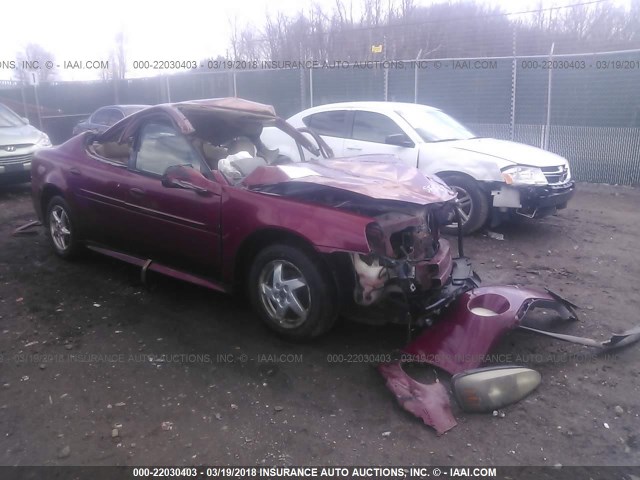 2G2WP522941228191 - 2004 PONTIAC GRAND PRIX GT MAROON photo 1