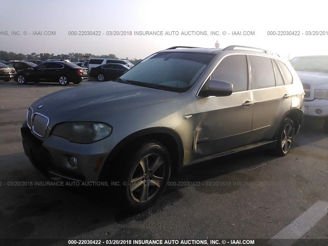 5UXFE83519L171139 - 2009 BMW X5 XDRIVE48I Bej foto 2