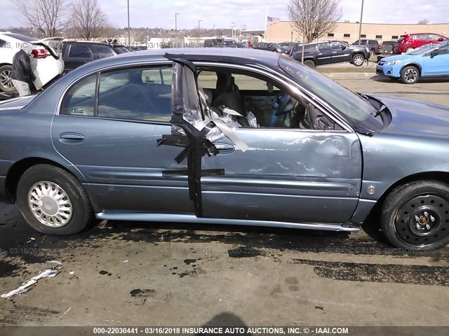 1G4HP54K82U255073 - 2002 BUICK LESABRE CUSTOM BLUE photo 6