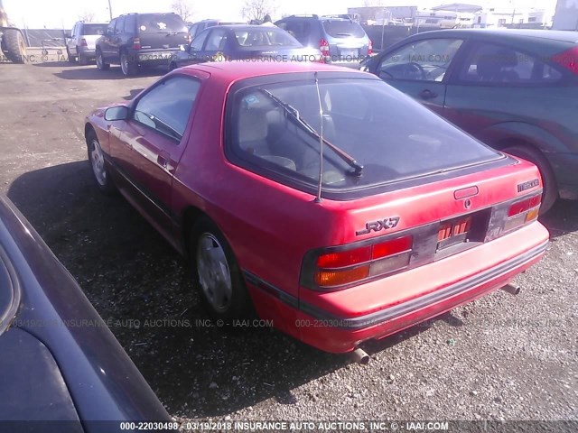 JM1FC3318J0627473 - 1988 MAZDA RX7 RED photo 3