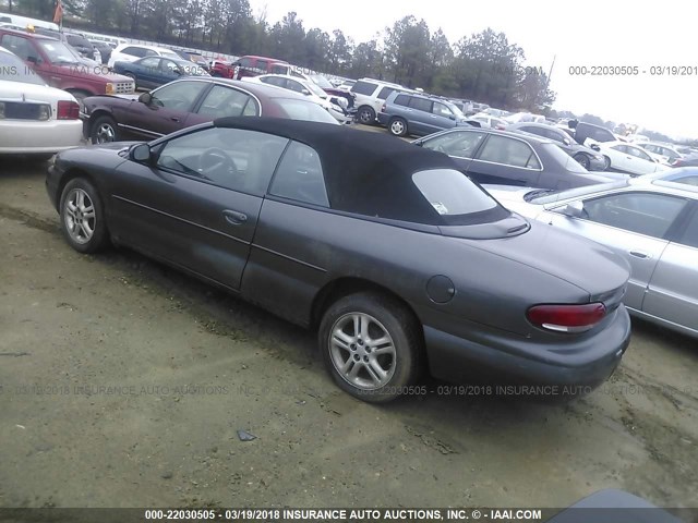 3C3EL55H2VT592878 - 1997 CHRYSLER SEBRING JXI GRAY photo 3