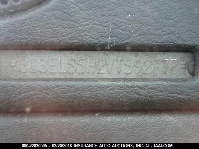 3C3EL55H2VT592878 - 1997 CHRYSLER SEBRING JXI GRAY photo 9