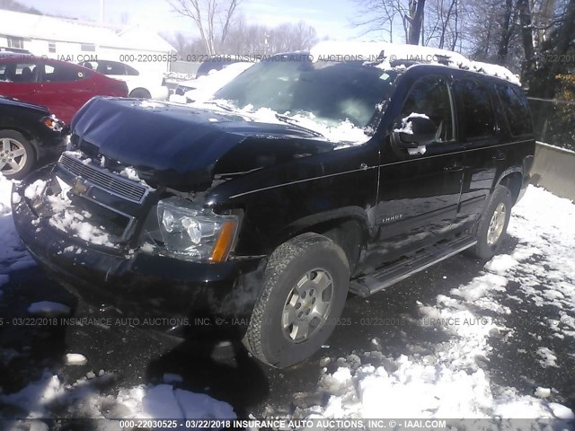 1GNSCAE0XBR375866 - 2011 CHEVROLET TAHOE C1500  LS BLACK photo 2