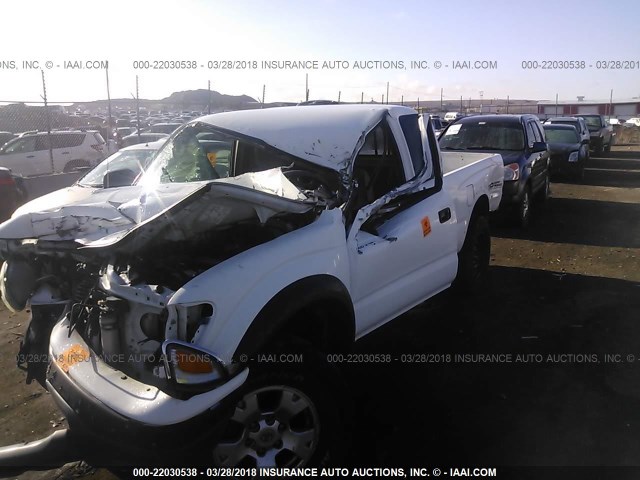 5TEWN72N94Z335857 - 2004 TOYOTA TACOMA XTRACAB WHITE photo 6