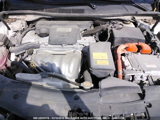 4T1BD1FKXCU060145 - 2012 TOYOTA CAMRY HYBRID/LE/XLE 银色 照片 10