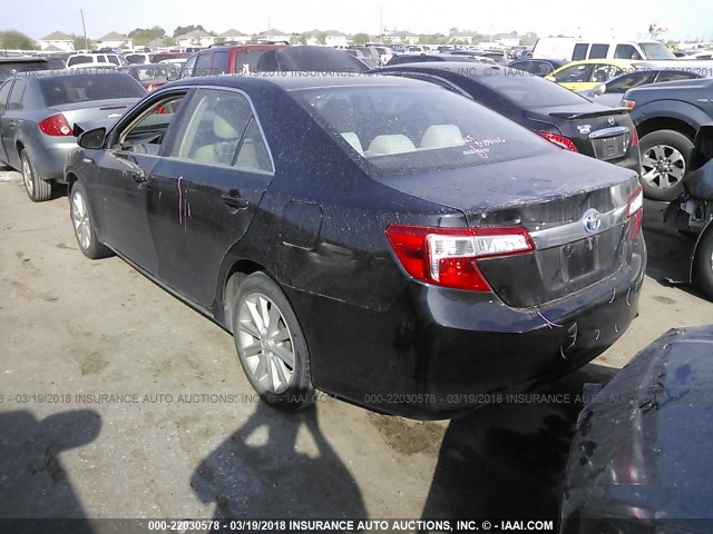 4T1BD1FK5DU064377 - 2013 TOYOTA CAMRY HYBRID/LE/XLE 黑色 照片 3
