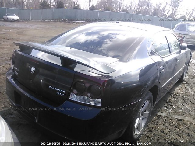 2B3CA3CV3AH227801 - 2010 DODGE CHARGER SXT BLACK photo 4