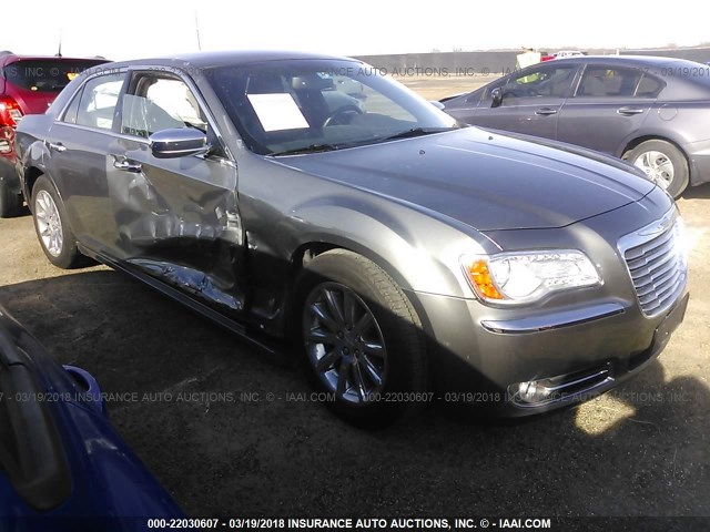 2C3CCACG5CH205899 - 2012 CHRYSLER 300 LIMITED GRAY photo 1