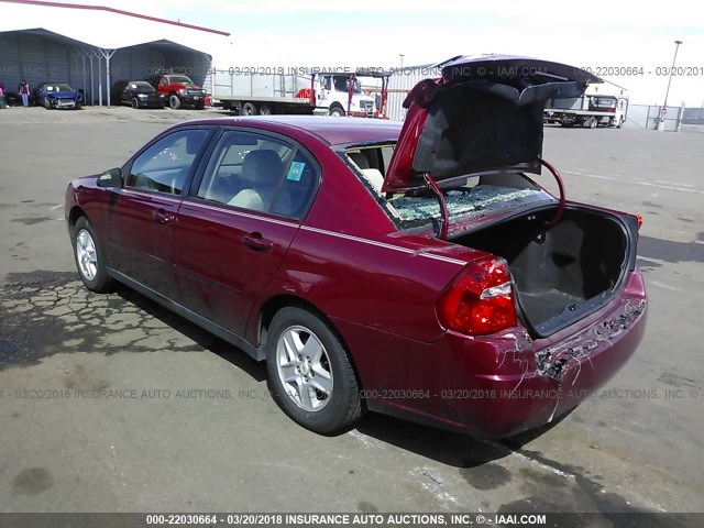 1G1ZT52885F148182 - 2005 CHEVROLET MALIBU LS 红色 照片 3
