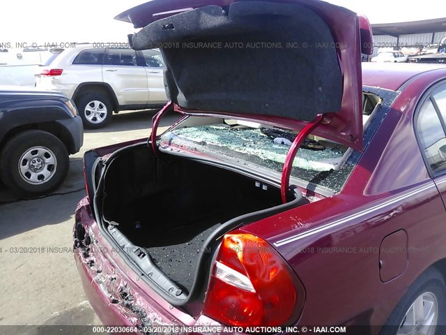 1G1ZT52885F148182 - 2005 CHEVROLET MALIBU LS 红色 照片 6