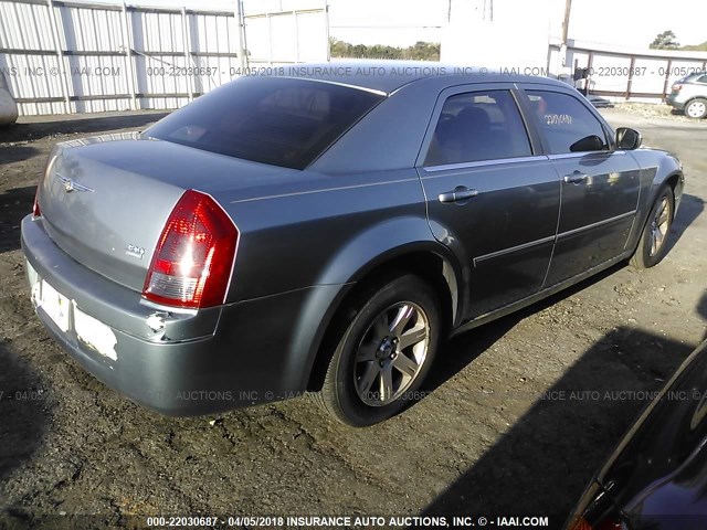 2C3KA53G97H785754 - 2007 CHRYSLER 300 TOURING GRAY photo 4