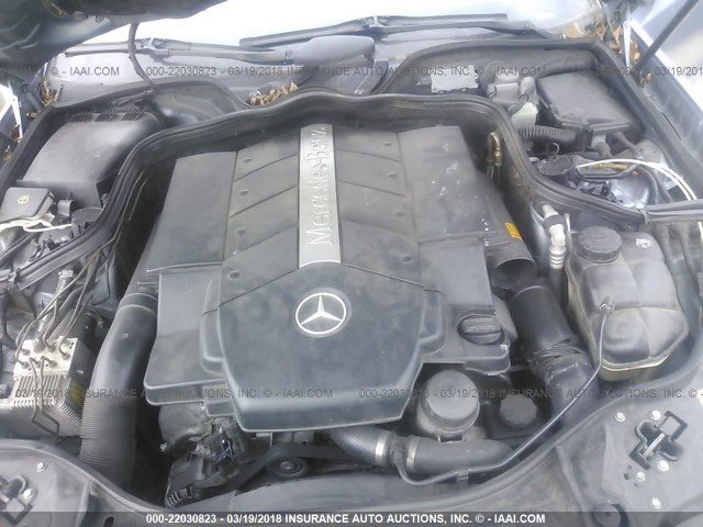 WDBUF70J43A148568 - 2003 MERCEDES-BENZ E 500 BLUE photo 10